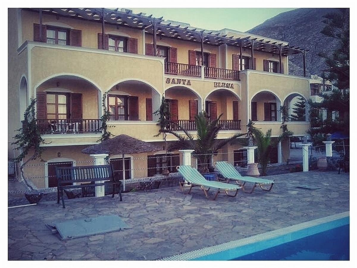 Santa Elena Otel Kamári Dış mekan fotoğraf
